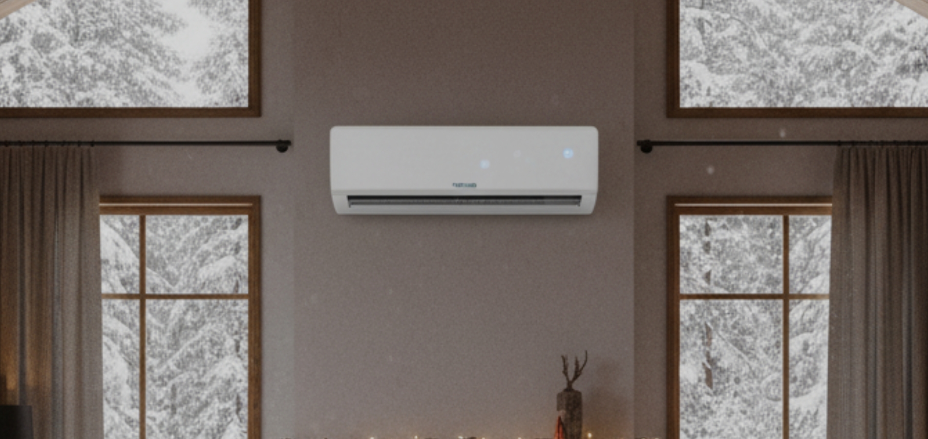 Air conditioning in winter? Yes! And it's more efficient than you think.